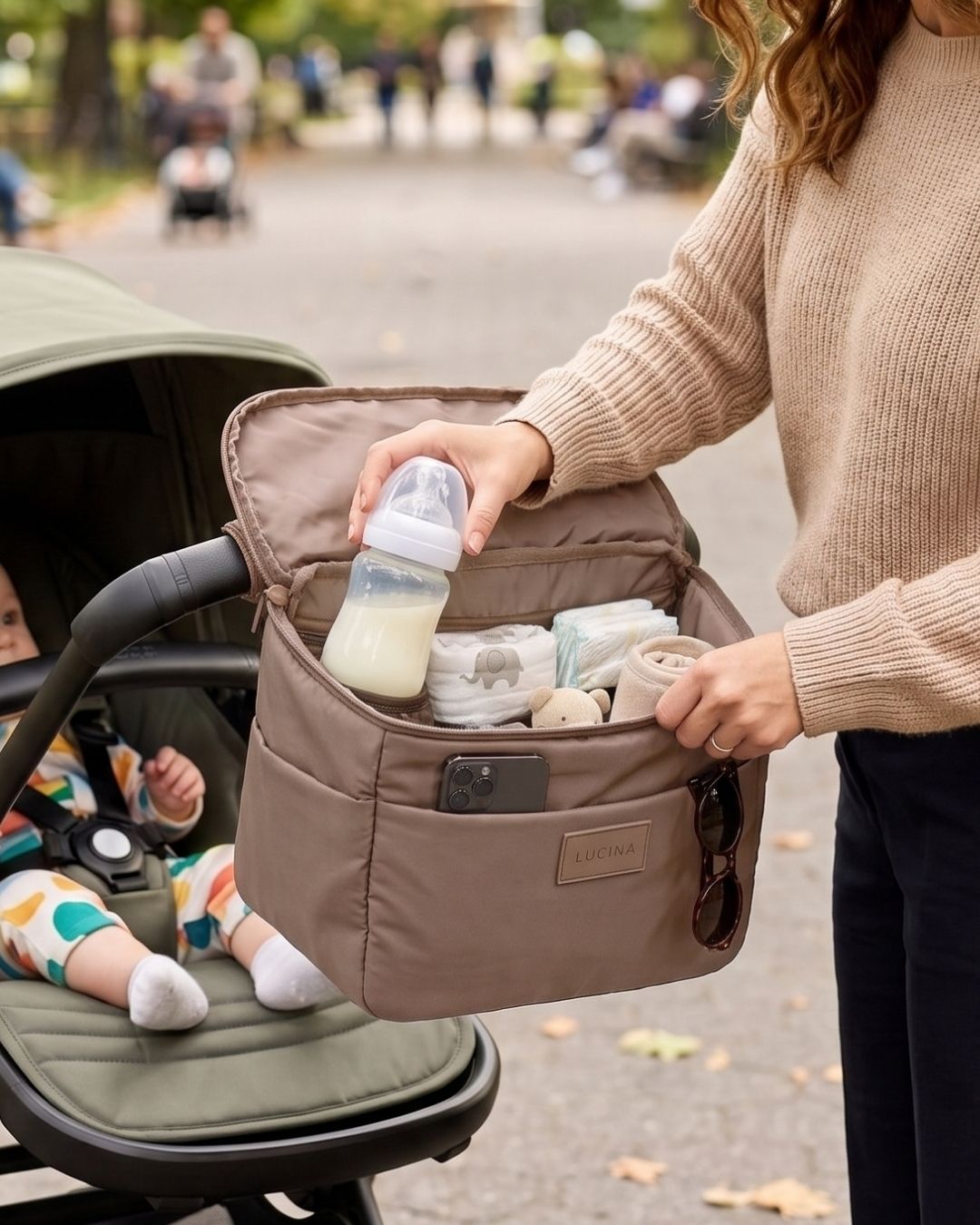 Loya Bebek Arabası Organizeri Mocha